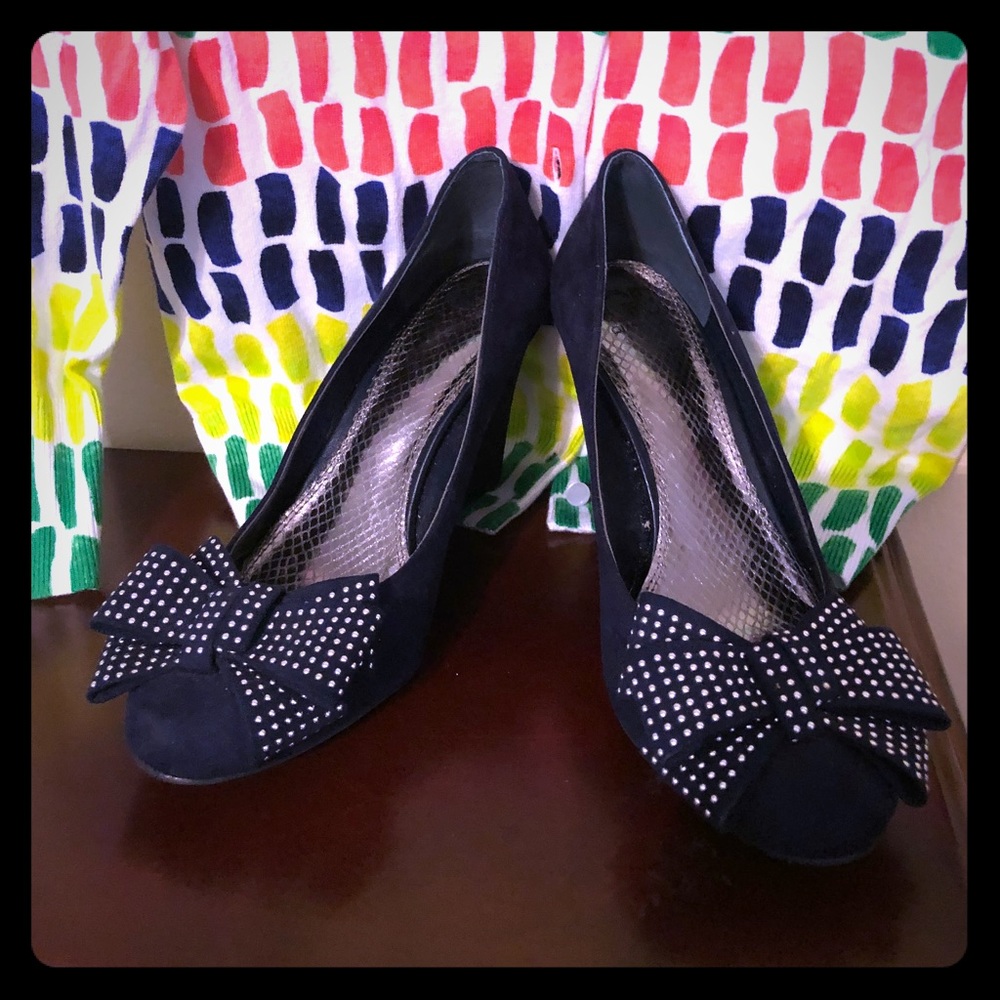 Navy Wedge Heels, Sz 7 Bundle for Savings